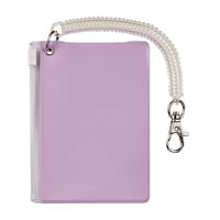 クツワ 小銭入れ付パスケース パープル TR122PU 1セット(3個)（直送品）