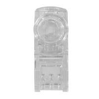 クツワ 安全名札クリップ クリア ST136CL 1セット(5個)（直送品）