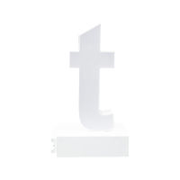 アクリサンデー ａｂｃＭＩＸ　マグネット連結文字　ＨＡ７５シリーズ　アルファベット小文字　【ｔ】 111992 1個（直送品）