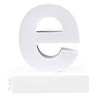 アクリサンデー ａｂｃＭＩＸ　マグネット連結文字　ＨＡ１００シリーズ　アルファベット小文字　【ｅ】 112045 1個（直送品）