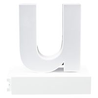 アクリサンデー ａｂｃＭＩＸ　マグネット連結文字　ＨＡ１００シリーズ　アルファベット小文字　【ｕ】 112057 1個（直送品）