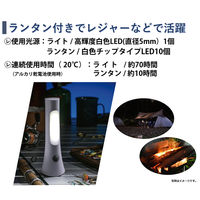 東芝LEDランタン付懐中ライト KFL-304L（W） 1個