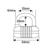 マスターロック 5桁ワード可変式南京錠 ブルー 1534JADBLU 1個