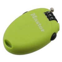 マスターロック 4603JADGRN ダイヤル式リトラクトケーブルロック グリーン 1個