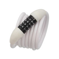 マスターロック 8221JADPROWHT ダイヤル式ケーブルロック ホワイト 1個（直送品）