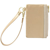 セキセイ ファスナーポケット付きパスケース GD BP-5704-43 1セット(2個)（直送品）