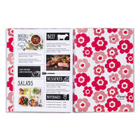 セキセイ クリアブック高透明20ポケット レッド FINN-7421-20 5冊（直送品）