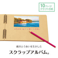 セキセイ ふうあいスクラップブック コラージュ FU-2161-00 1セット(1冊×3)