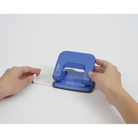 カール事務器 KCPー20 2穴パンチ ブルー KCP-20 1セット(1個×5)