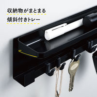 カール事務器 マグネットキーハンガー　ブラック KH-001-K 2個
