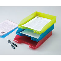 セキセイ デスクトレー A4 ライトグリーン MA-3509-33 5個（直送品）