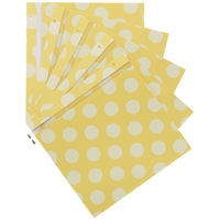 セキセイ スペア台紙<ドット> イエロー XP-43F-50 1セット(1束×5)
