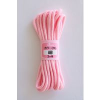 クロバー Clover カラーひも 細 3m巻 クールピンク 26-134 CL26-134 5個/1袋（直送品）