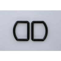 クロバー Clover カラーDかん 25mm幅 2個入り 黒 26-121 CL26-121 5個/1袋（直送品）