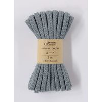 クロバー Clover ナチュラルカラー コード 3m巻 グレイッシュブルー 26-193 CL26-193 5個/1袋（直送品）