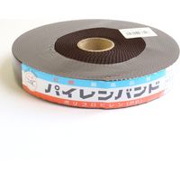 日本紐釦貿易 日本紐釦 パイレンバンド ポリプロピレン製 巾 25mmx10m巻 こげ茶 PM25-10-12 1セット(5巻単位)（直送品）