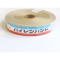 日本紐釦貿易 日本紐釦 パイレンバンド ポリプロピレン製 巾 25mmx10m巻 ベージュ PM25-10-5 1セット(5巻単位)（直送品）
