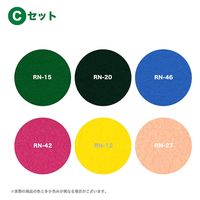 洗えるフェルト アソート 12枚入り Cセット わんちゃん WFP-3 SUN-WFP-3 6色×各2枚入、3P/袋 サンフェルト（直送品）