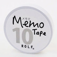 プリントインフォームジャパン gnotes ロール付箋 メモテープ メモテ 10mm幅×10ｍ ホワイト 1307-0010-0210 1セット（10個）