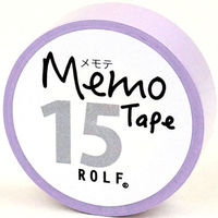プリントインフォームジャパン gnotes ロール付箋 メモテープ メモテ 15mm幅×10m パープル 1308-0038-0510 1セット(10個)