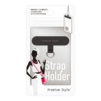PGA ストラップホルダー ブラック PG-STHLD01BK 1セット(2個)（直送品）
