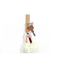 ベルク 壁付けシングルフック ナチュラル M-4038 1個