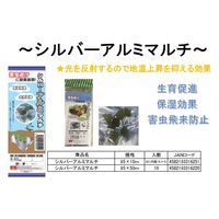 シンセイ シルバーアルミマルチ/0.02×95×10 4582193316251 1セット(3巻)（直送品）