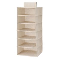 無印良品 ポリエステル麻 シャツホルダー 約幅30×奥行35×高さ72cm 1セット（2個） 良品計画