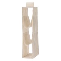 無印良品 ポリエステル麻 バッグホルダー 約幅15×奥行35×高さ70cm 1セット（2個） 良品計画