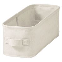 無印良品 ポリエステル麻 ソフトボックス 浅型 ハーフ 約幅13×奥行37×高さ12cm 1セット（2個） 良品計画