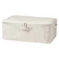 無印良品 ポリエステル麻 ソフトボックス 衣装ケース 大 約幅59×奥行39×高さ23cm 1セット（2個） 良品計画