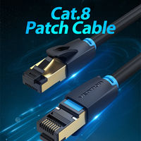 LANケーブル 3m Cat.8 カテゴリー8 40Gbps 2000MHz SSTP IK-8948 1本 VENTION