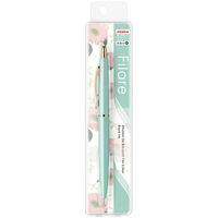 ゼブラ フィラーレef エマルジョンボールペン 0.5mm 本体:ブルーグリーン P-BAS86-BG 1本