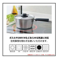 ヨシカワ シーズ・クッキング両手鍋20cm IH対応 1214758 1個（直送品）