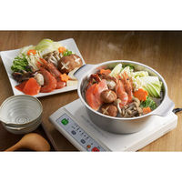 ヨシカワ 贅(zei)ステンレス寄せしゃぶ鍋22cm IH対応 1214992 1個（直送品）