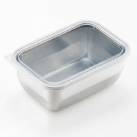 ヨシカワ おかずストッカー小　/　角型水切りザルセット 1214893　/　2609363 1セット（直送品）