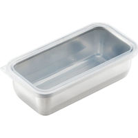 ヨシカワ おかずストッカー　スリム　/　角型水切りザルセット 1214894　/　2609371 3セット（直送品）