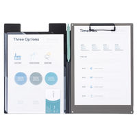 コクヨ　書類がすっきり分けられるクリップホルダー　二つ折り　バインダー　クリップファイル　A4　ブラック　ヨハ-MC50D　1冊