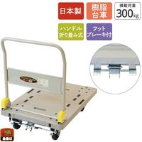 浅香工業 金象 プラキャリーラック DXL 大 フットブレーキ付 181862 1台（直送品）