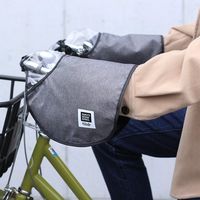 大久保製作所 夏冬兼用ハンドルカバー HCーAM01 ラウンド 杢ブラック HC-AM01-BK 1ペア（直送品）