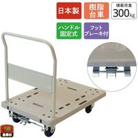 浅香工業 金象 プラキャリーラック STL 大 フットブレーキ付 183400 1台（直送品）