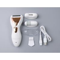 ファミリー・ライフ 充電式電動爪削り＆角質ケアローラー 03818 03818 １台（直送品）