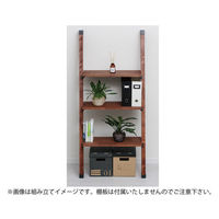 アイワ金属 AP-3007B 2×4立て掛けシェルフ ブラック 1組（直送品）