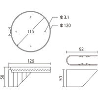 アイワ金属 AP-3023W KINOBO トレイ ホワイト 1個（直送品）