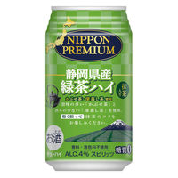 合同酒精 NIPPON PREMIUM 静岡県産緑茶ハイ 350ml×24 450643 1ケース（直送品）