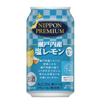 合同酒精 NIPPON PREMIUM 瀬戸内産塩レモンのチューハイ 350ml×24 964027 1ケース（直送品）