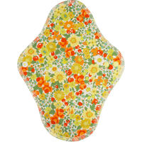 地の塩社 fuwako幸せの布ナプキン昼用 (ブロード花オレンジ)-(セット販売:12個) 4982757200147 1セット(12個)（直送品）