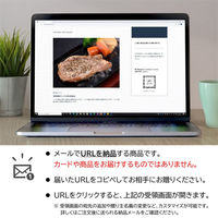 AoyamaLab オンラインギフト URLですぐ納品 贈り物や景品に 鹿児島県産 黒豚 「黒の匠」 ロースステーキ メール1通（直送品）