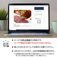 AoyamaLab オンラインギフト URLですぐ納品 贈り物や景品に 鹿児島黒牛 の ローストビーフ ＆ ハンバーグ メール1通（直送品）