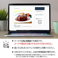 AoyamaLab オンラインギフト URLですぐ納品 贈り物や景品に ホテルオークラ 黒毛和牛 ハンバーグ メール1通（直送品）